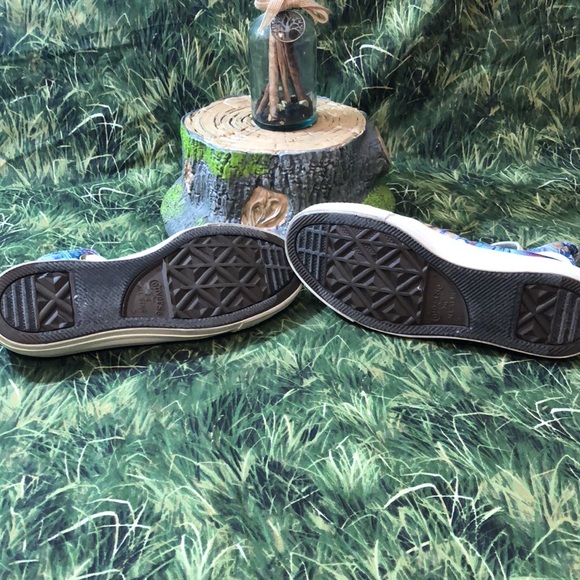 Converse All Star High top Floral Print Size 7 - Picture 12 of 13